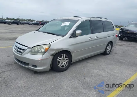 2007 Honda Odyssey Ex-L из США, поврежденный, VIN 5FNRL38747B102723